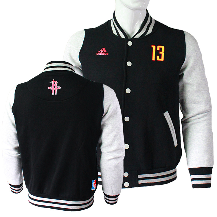 NBA Houston Rockets #13 Harden Black Jacket