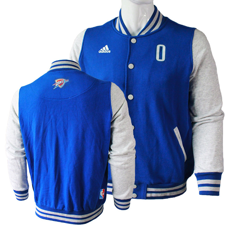 NBA Oklahoma City Thunder #0 Blue Jacket