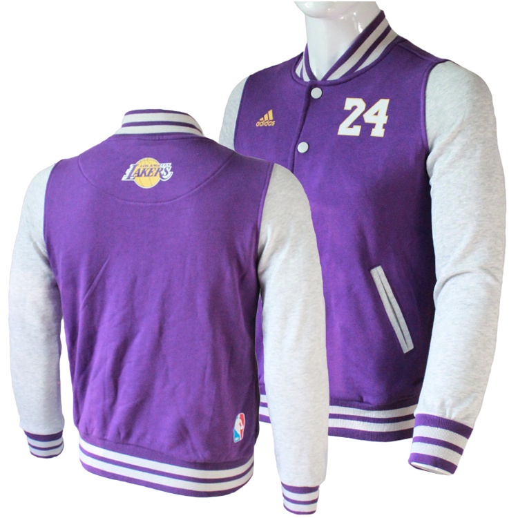 NBA Los Angeles Lakers #24 Kobe Purple Jacket