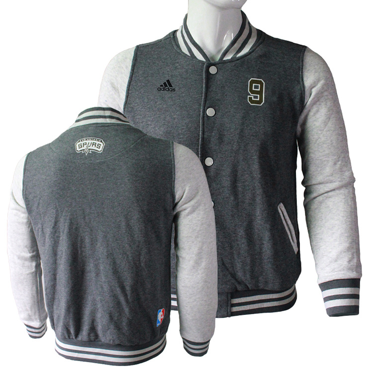 NBA San Antonio Spurs #9 Parker Grey Jacket