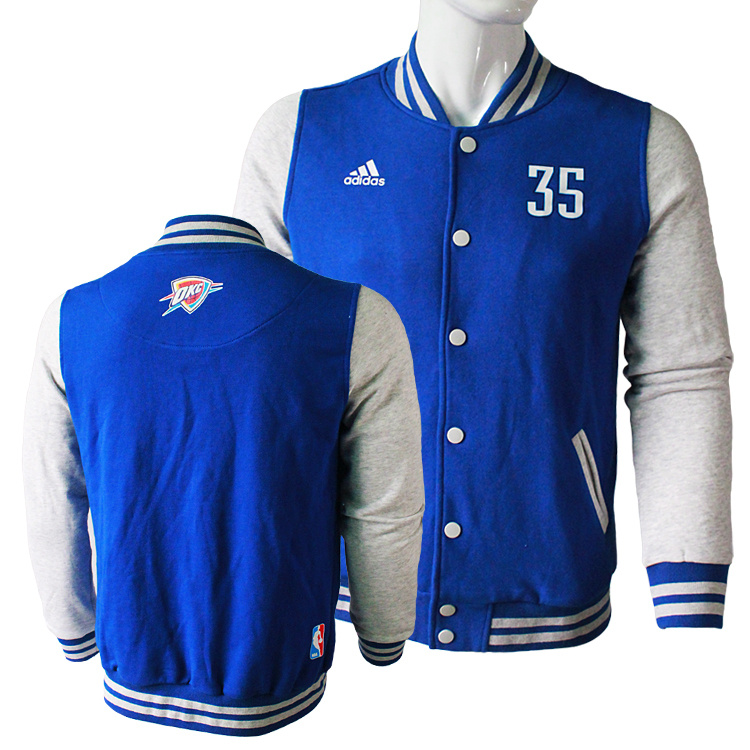 NBA Oklahoma City Thunder #35 Blue Jacket