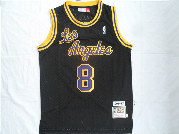 NBA Los Angeles Lakers #8 Bryant Black Jersey