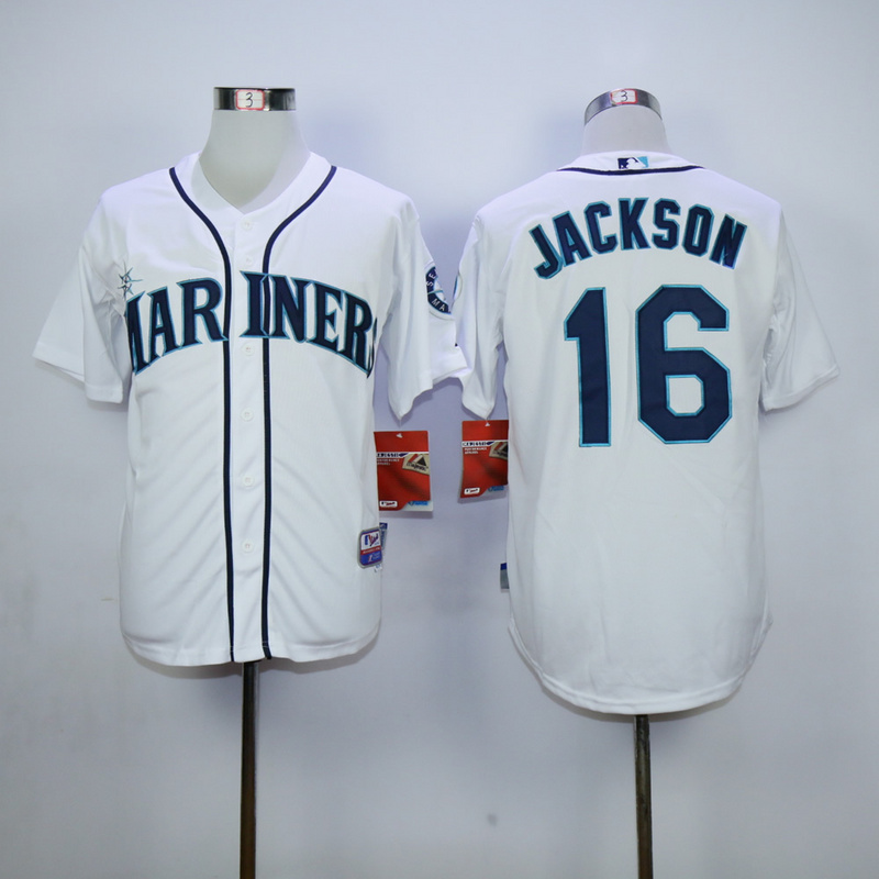 MLB Seattle Mariners #16 Jackson White Jersey