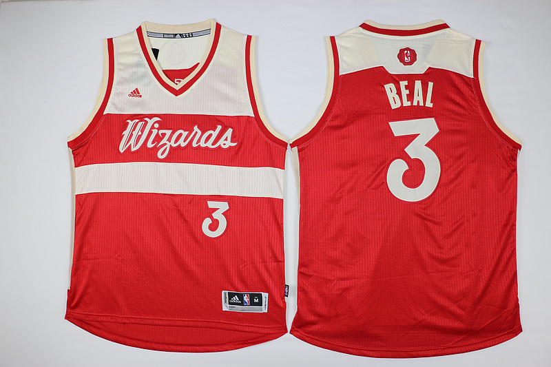 NBA Washington Wizards #3 Beal Red 2015 NBA Christmas Jersey