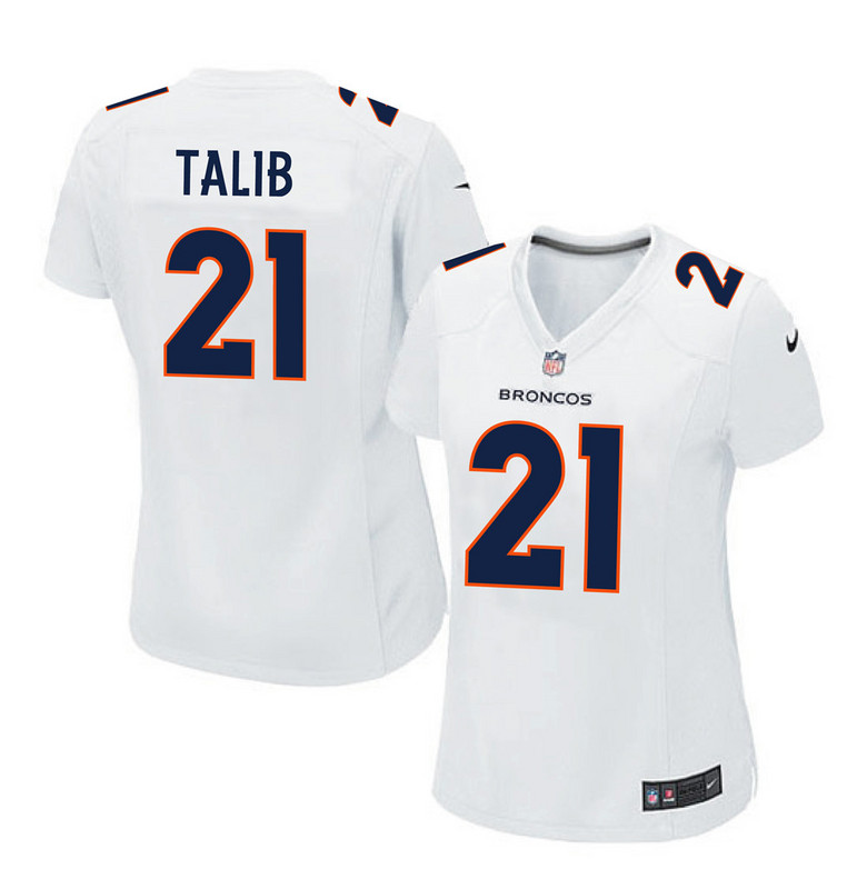 NFL Denver Broncos #21 Talib White Women Jersey