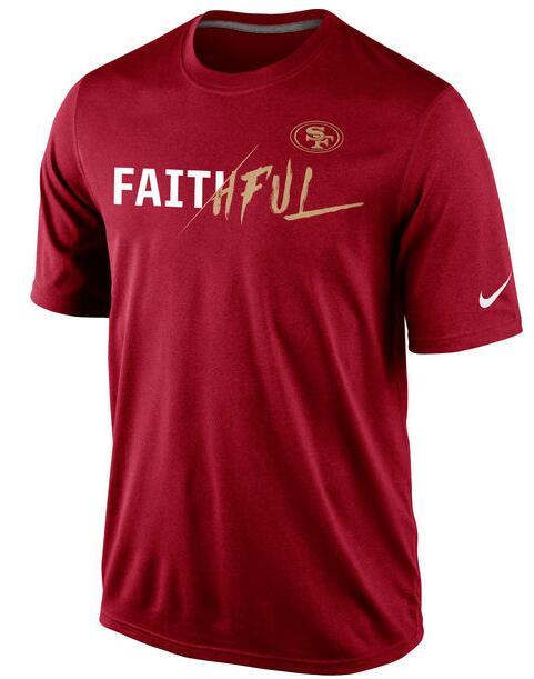 Mens San Francisco 49ers Nike Scarlet Gold Collection T-Shirt
