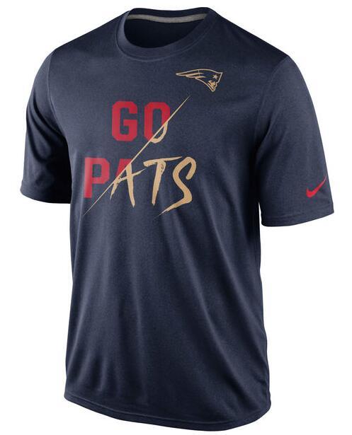 Mens New England Patriots Nike Navy Gold Collection T-Shirt