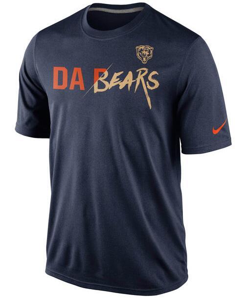 Mens Chicago Bears Nike Navy Gold Collection T-Shirt