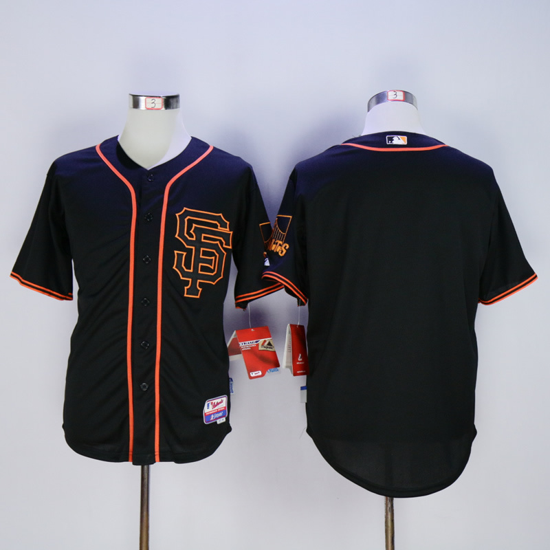 MLB San Francisco Giants Black Custom Jersey