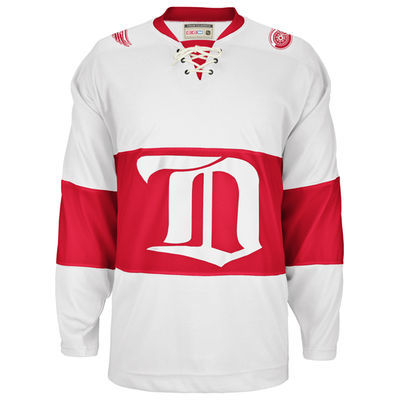 NHL Detroit Red Wings Custom White Jersey