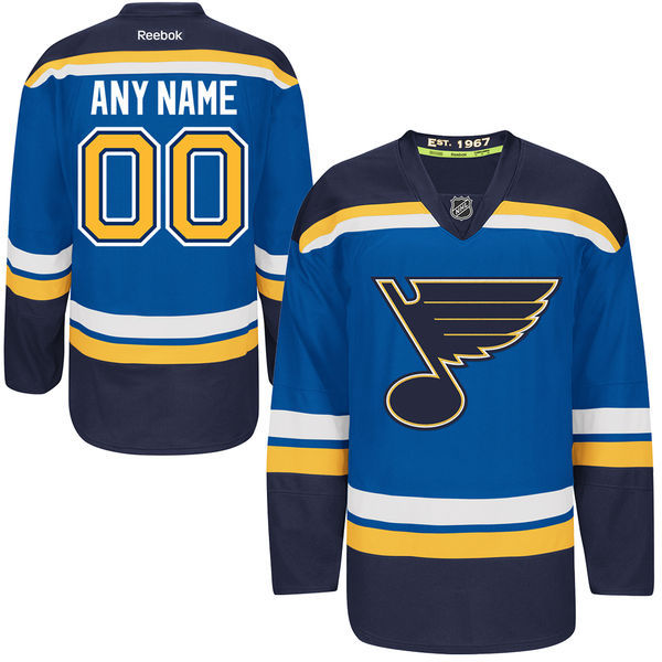 NHL St. Louis Blues #00 Your Name Home White Custom Premier Jersey