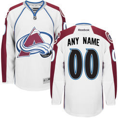 NHL Colorado Avalanche White Personalized Jersey