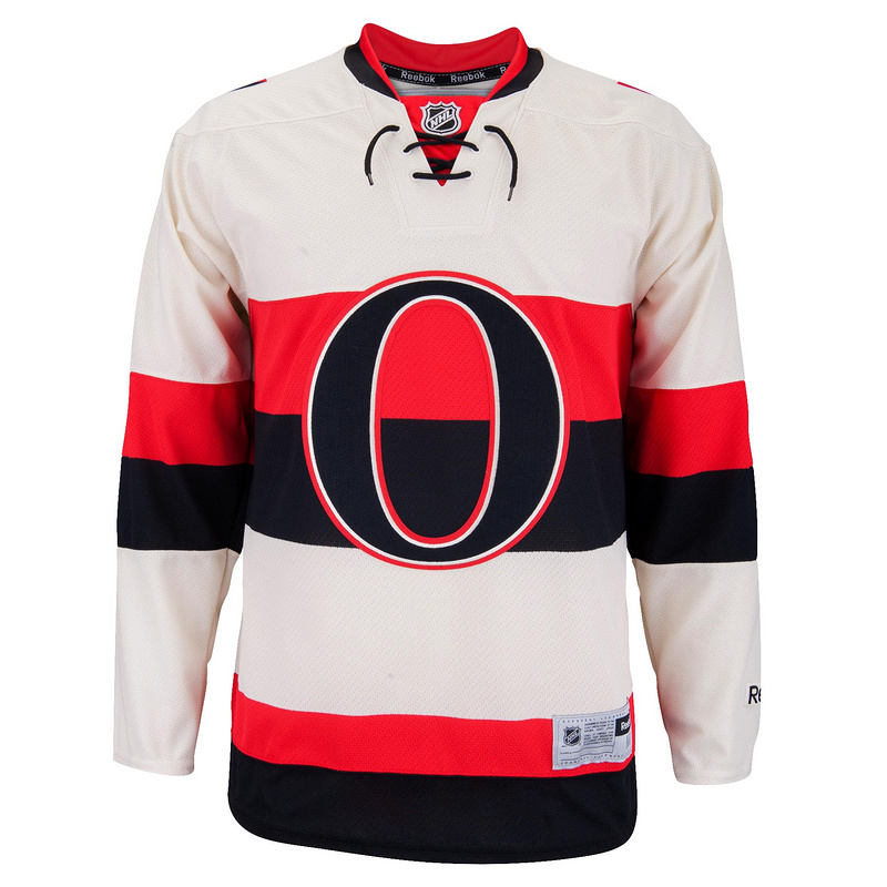 NHL Ottawa Senators Custom White Jersey