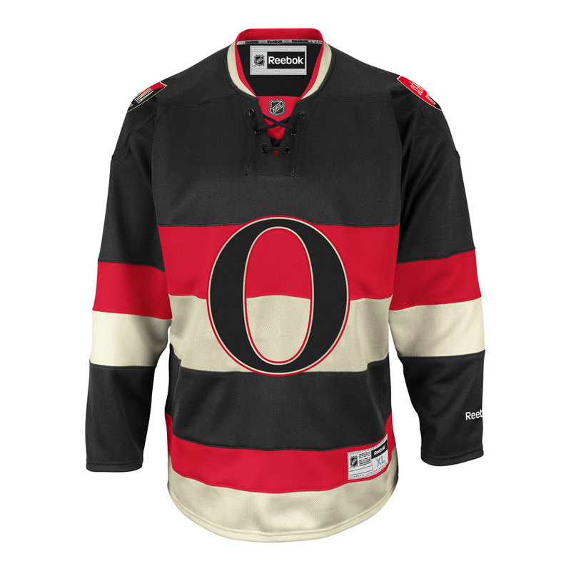 NHL Ottawa Senators Custom Black Jersey