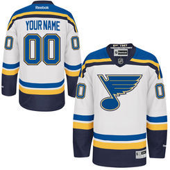 NHL St. Louis Blues Blue #00 Your Name Home Custom Premier Jersey