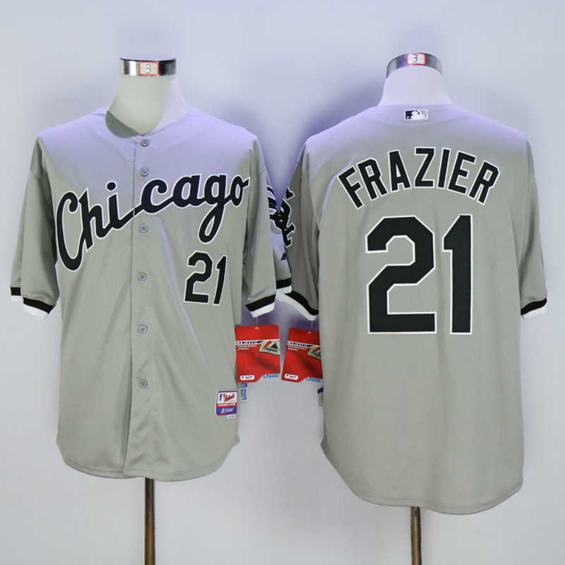 MLB Chicago White Sox #21 Frazier Grey Jersey