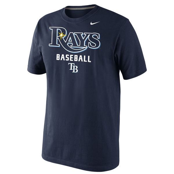 MLB Tampa Bay Rays Blue Color Mens T-Shirt