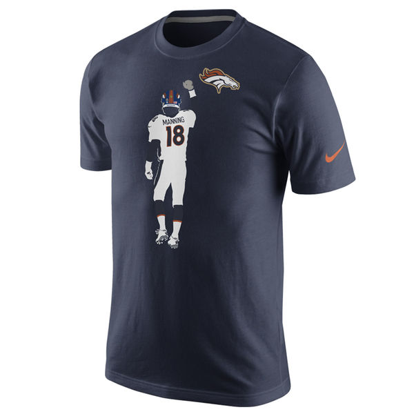 NFL Denver Broncos Blue Mens T-Shirt