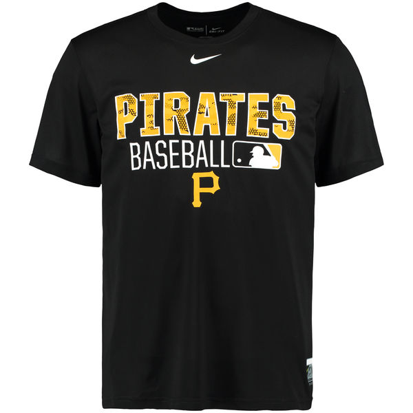 MLB Pittsburgh Pirates Black Mens T-Shirt
