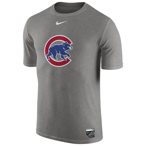 MLB Chicago Cubs Grey Mens T-Shirt