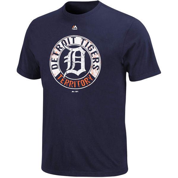 MLB Detroit Tigers Blue Mens T-Shirt