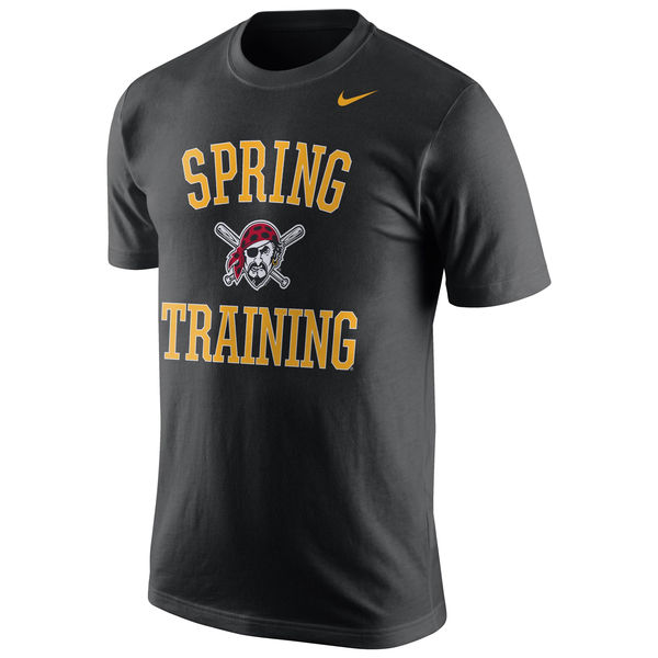 MLB Pittsburgh Pirates Black Spring Training Mens T-Shirt