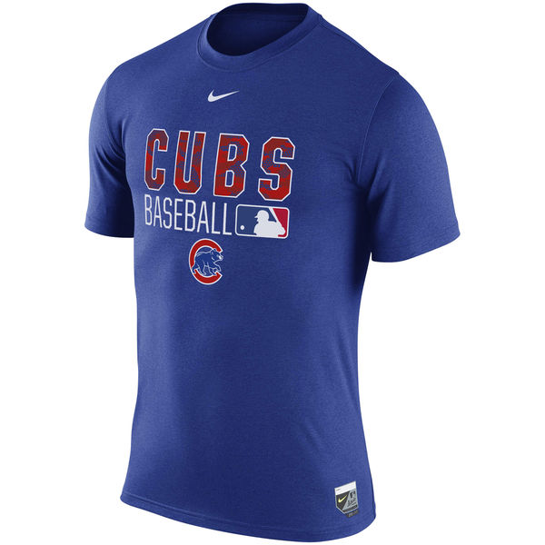 MLB Chicago Cubs Blue Mens T-Shirt