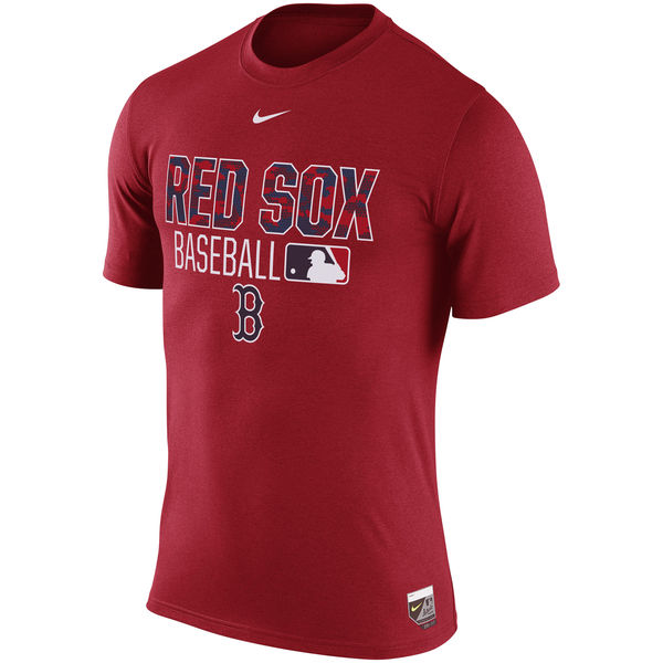 MLB Boston Red Sox Red Color Mens T-Shirt