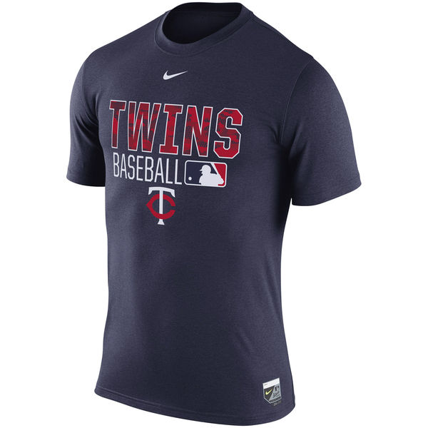 MLB Minnesota Twins Blue Mens T-Shirt