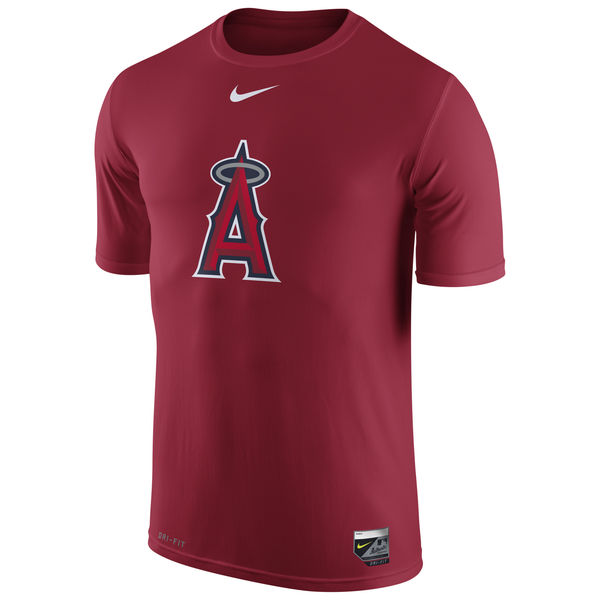 MLB Los Angeles Angels Red Color Mens T-Shirt