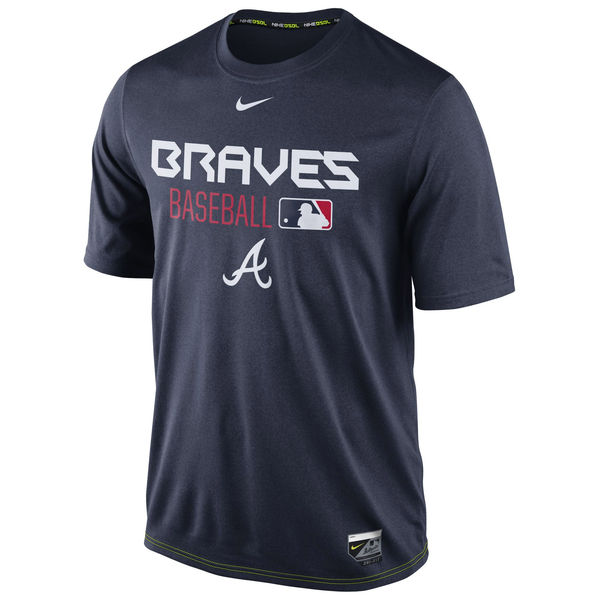 MLB Atlanta Braves Blue Mens T-Shirt