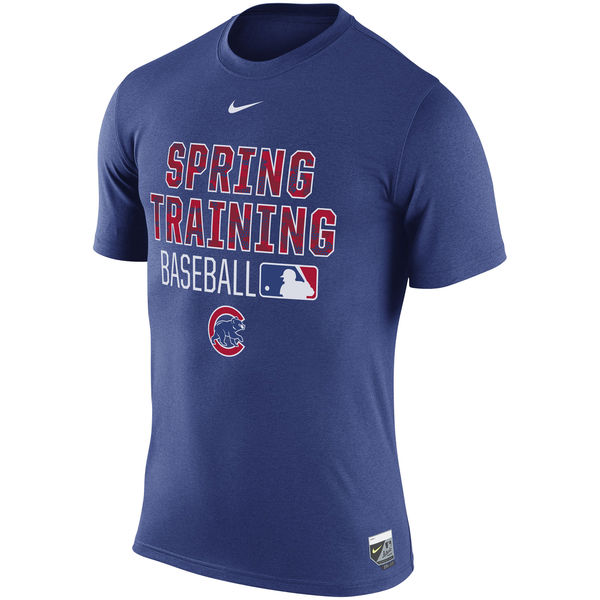 MLB Chicago Cubs Blue Color Mens T-Shirt