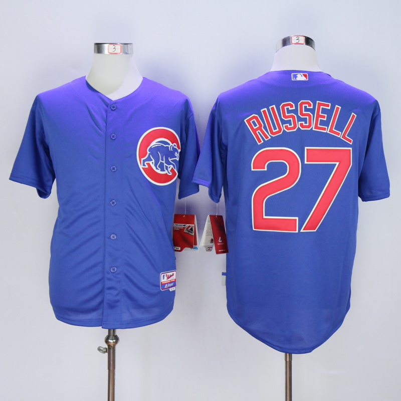 MLB Chicago Cubs #27 Russell Blue Jersey