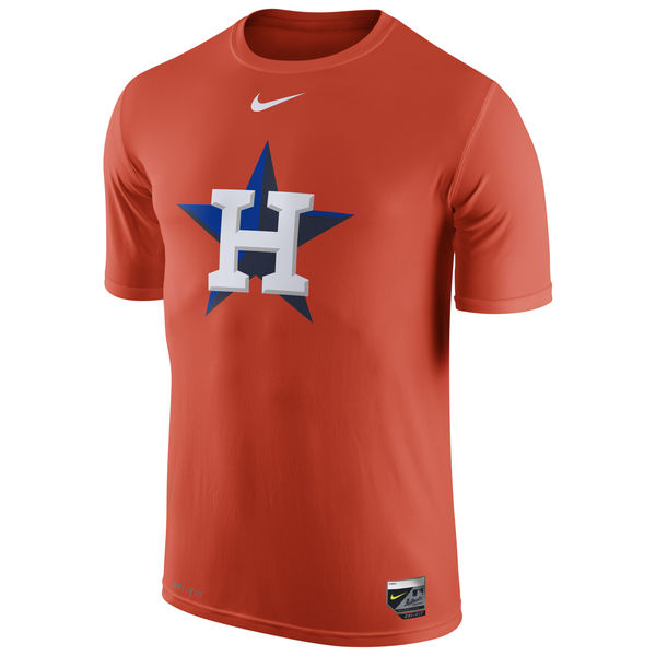 MLB Houston Astros Orange Mens T-Shirt