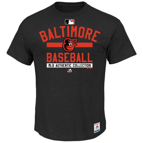 MLB Baltimore Orioles Black Color Mens T-Shirt