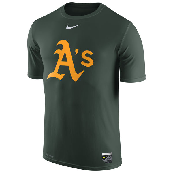 MLB Oakland Athletics Green Color Mens T-Shirt
