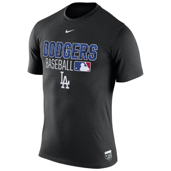 MLB Los Angeles Dodgers Black Mens T-Shirt
