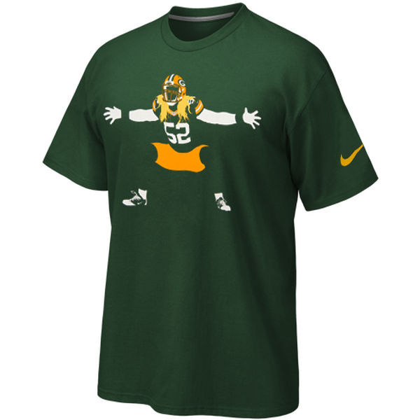 Green Bay Packers Nike Silhouette T-Shirt - Green 