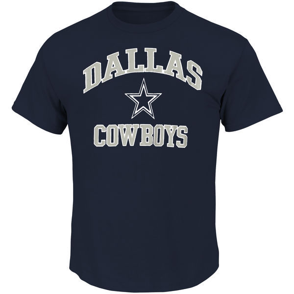 Dallas Cowboys Big & Tall Heart & Soul III T-Shirt - Navy 