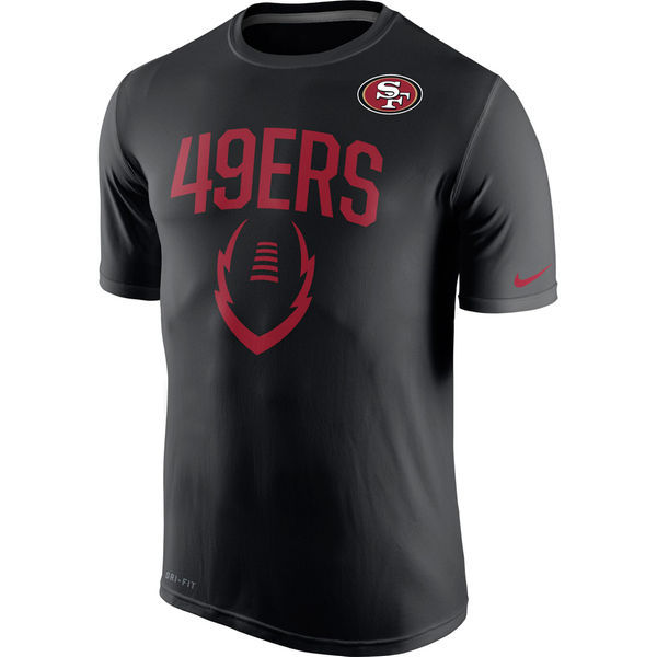 San Francisco 49ers Nike Legend Icon Performance T-Shirt - Black 