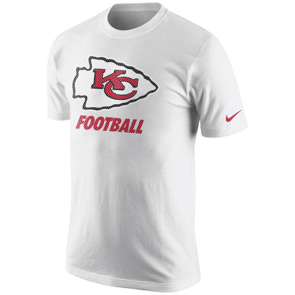Kansas City Chiefs Nike Facility T-Shirt - White 