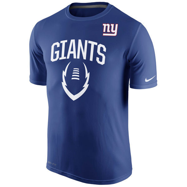 New York Giants Nike Legend Icon Performance T-Shirt - Royal Blue 