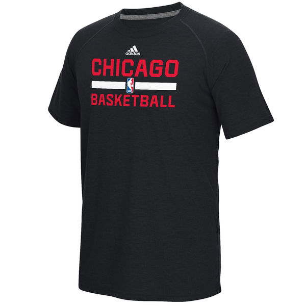 Chicago Bulls adidas On-Court Climalite Ultimate T-Shirt - Black