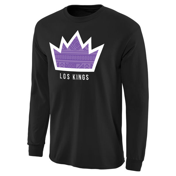 Sacramento Kings Noches Enebea Long Sleeve T-Shirt - Black