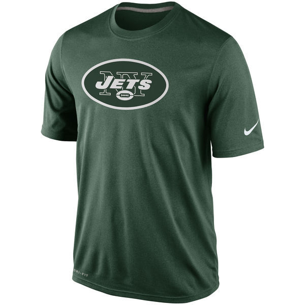 New York Jets Nike Legend Logo Essential 2 Performance T-Shirt - Green 