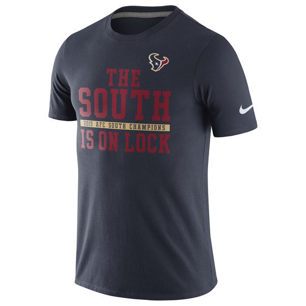 Houston Texans Nike 2015 AFC South Division Champions T-Shirt - Navy 