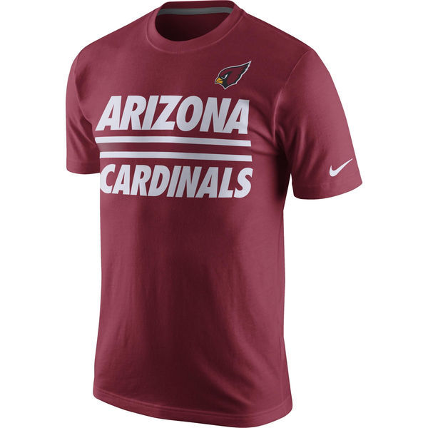 Arizona Cardinals Nike Team Stripe T-Shirt - Cardinal