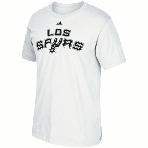 San Antonio Spurs adidas Noches Ene-Be-A T-Shirt - White