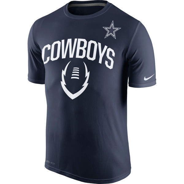 Dallas Cowboys Nike Legend Icon Performance T-Shirt - Navy Blue 