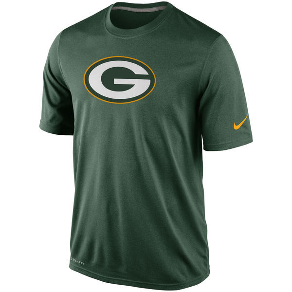 Green Bay Packers Nike Legend Logo Essential 2 Performance T-Shirt - Green 